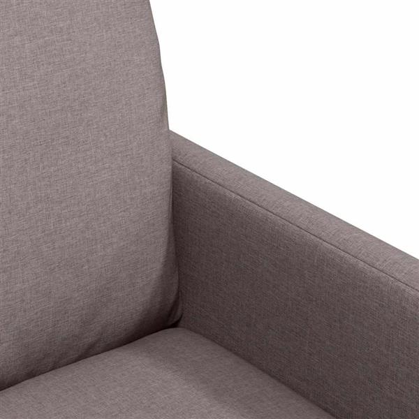 Grote foto vidaxl eettafelstoelen 2 pcs taupe 57 x 67 x 98 cm stof huis en inrichting stoelen