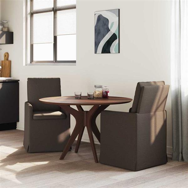 Grote foto vidaxl eettafelstoelen 2 pcs donkergrijs 57 x 67 x 98 cm linnen huis en inrichting stoelen