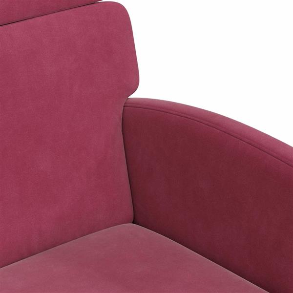 Grote foto vidaxl dining stoelen met wielen 2 pcs wijnrood 58 x 65 x 98 cm huis en inrichting stoelen