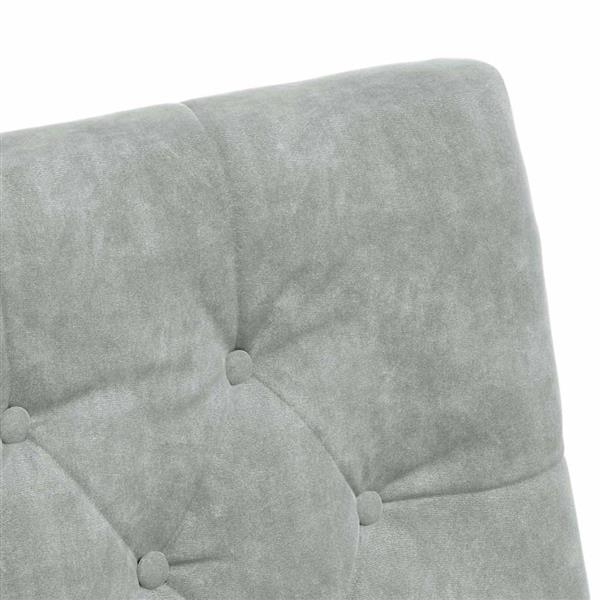 Grote foto vidaxl dining stoelen met wielen 2 pcs lichtgrijs 58 x 67 x 97 cm huis en inrichting stoelen