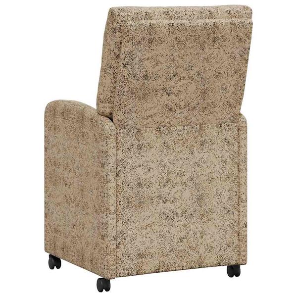 Grote foto vidaxl dining stoelen met wielen 2 pcs lichtgrijs 58 x 67 x 97 cm huis en inrichting stoelen