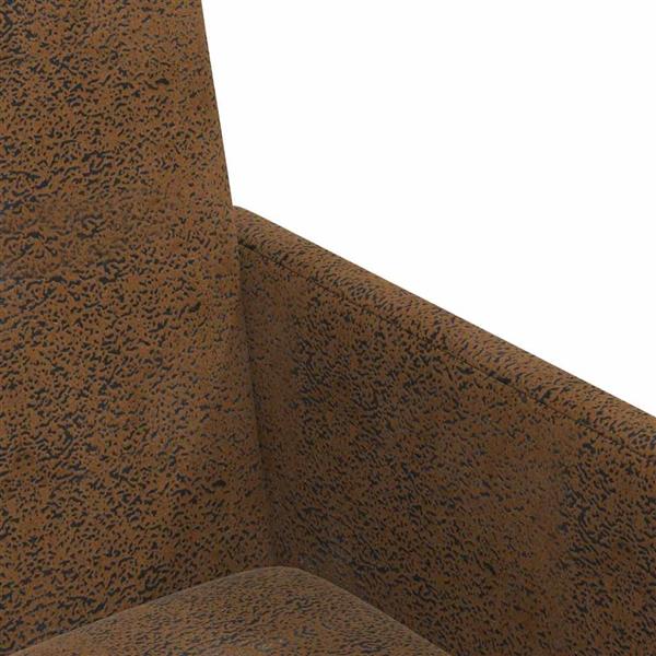 Grote foto vidaxl dining stoelen met wielen 2 pcs bruin 57 x 66 x 94 cm huis en inrichting stoelen