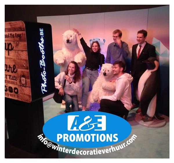 Grote foto fotoshoot winterwonderland kerstsfeer verhuur hobby en vrije tijd overige hobby en vrije tijd