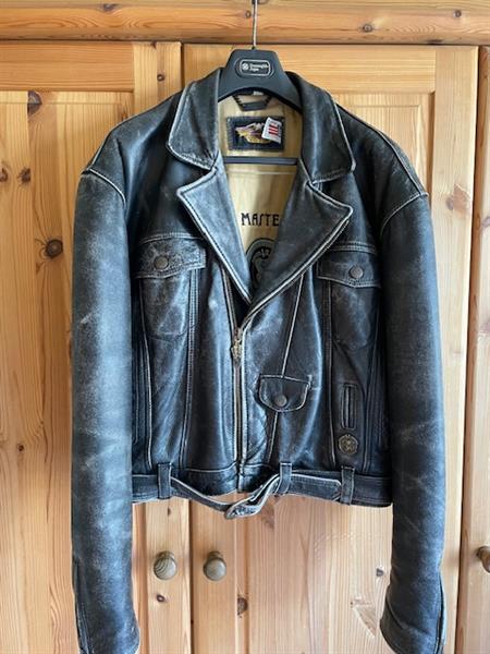 Grote foto vintage harley davidson perfecto kleding heren jassen winter