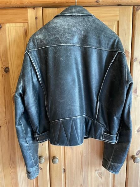 Grote foto vintage harley davidson perfecto kleding heren jassen winter