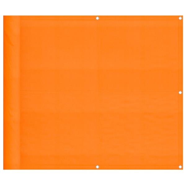 Grote foto vidaxl balkonscherm oranje 90x700 cm 100 polyester oxford tuin en terras overige tuin en terras