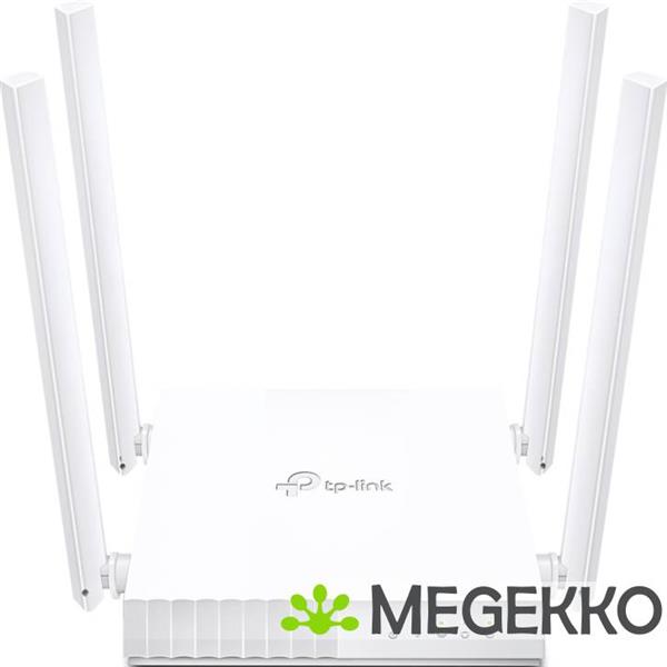 Grote foto tp link archer c24 draadloze router fast ethernet dual band 2.4 ghz 5 ghz wit computers en software netwerkkaarten routers en switches