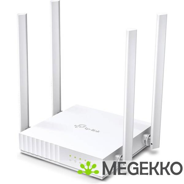 Grote foto tp link archer c24 draadloze router fast ethernet dual band 2.4 ghz 5 ghz wit computers en software netwerkkaarten routers en switches