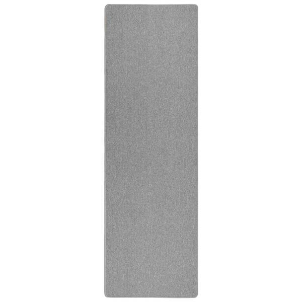 Grote foto vidaxl tapijt loper lichtgrijs 80 x 500 cm 100 polypropyleen huis en inrichting vloerbedekking en kleden