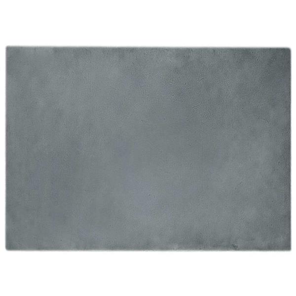 Grote foto vidaxl nep konijnenbont tapijt antraciet 200 x 280 cm polyester huis en inrichting vloerbedekking en kleden