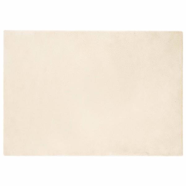 Grote foto vidaxl nep konijnenbont tapijt cr me 140 x 200 cm polyester huis en inrichting vloerbedekking en kleden