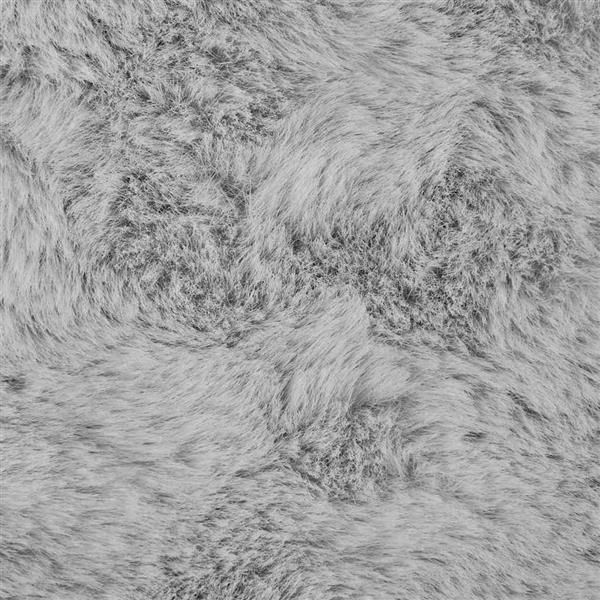 Grote foto vidaxl nep konijnenbont tapijt grijs 200 x 200 cm polyester huis en inrichting vloerbedekking en kleden