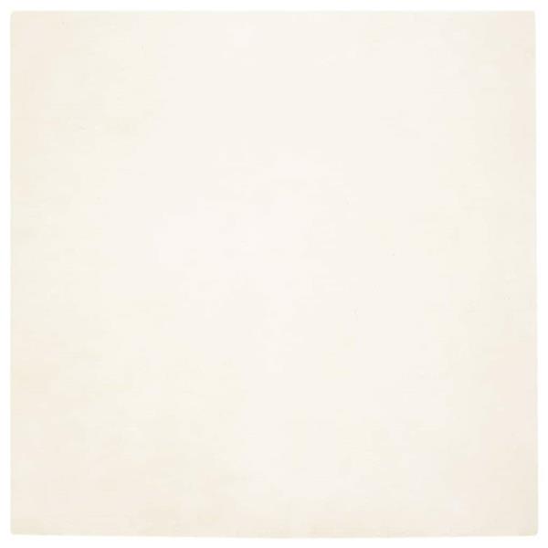 Grote foto vidaxl nep konijnenbont tapijt wit 240 x 240 cm polyester huis en inrichting vloerbedekking en kleden