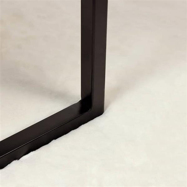 Grote foto vidaxl nep konijnenbont tapijt wit 160 x 160 cm polyester huis en inrichting vloerbedekking en kleden