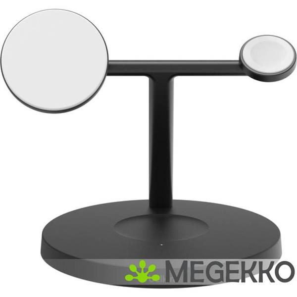 Grote foto belkin boostcharge pro hoofdtelefoons smartphone smartwatch zwart usb draadloos opladen snel oplad audio tv en foto algemeen