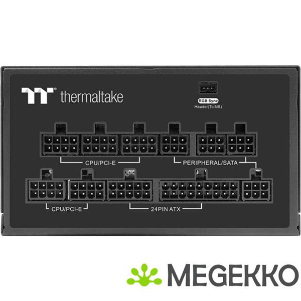 Grote foto thermaltake toughpower gf2 argb power supply unit 850 w 24 pin atx zwart computers en software overige