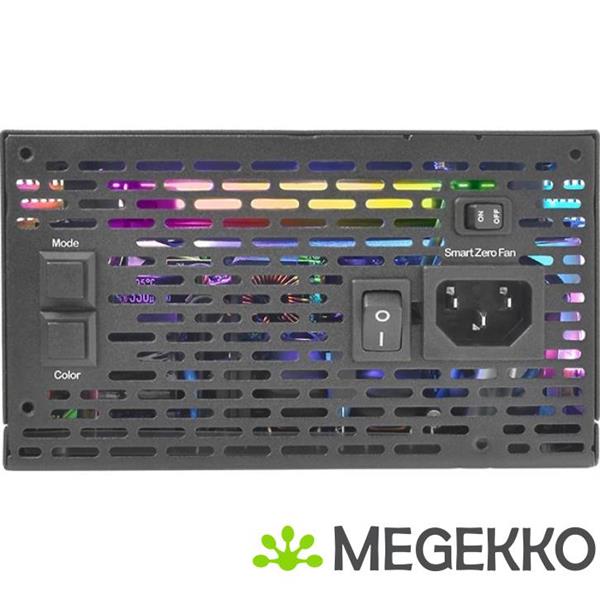 Grote foto thermaltake toughpower gf2 argb power supply unit 850 w 24 pin atx zwart computers en software overige