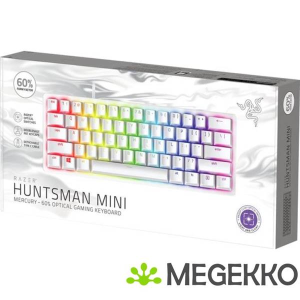Grote foto razer huntsman mini wit razer clicky purple computers en software toetsenborden