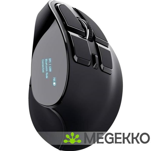 Grote foto trust voxx ergonomische draadloze muis computers en software overige computers en software