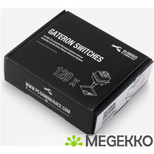 Grote foto glorious gateron black linear switch 120 stuks computers en software overige computers en software