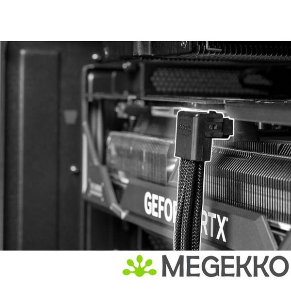 Grote foto be quiet 12v 2x6 12vhpwr 90 cable pci e 0 7 m computers en software overige