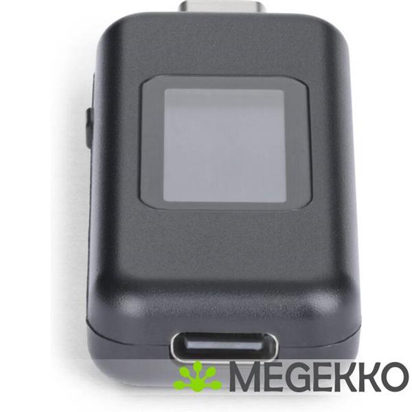 Grote foto startech.com usb c power tester digitale multimeter bidirectionele stroom en spanningsmeter tot computers en software overige computers en software