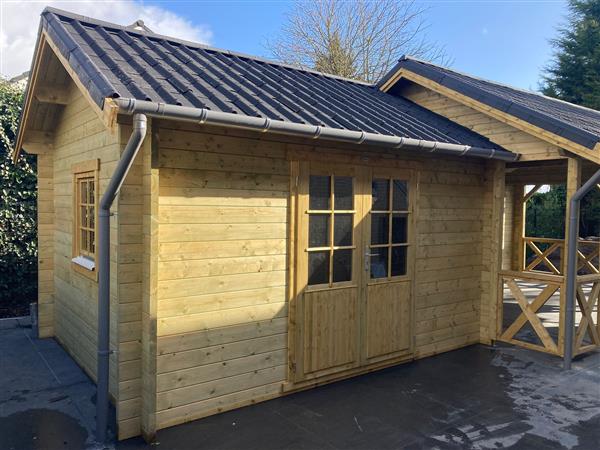 Grote foto betaalbaar maatwerk blokhutten tuinhuizen. tuin en terras tuinhuisjes en blokhutten