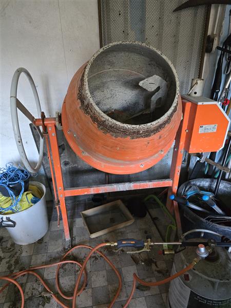 Grote foto betonmolen doe het zelf en verbouw gereedschappen en machines
