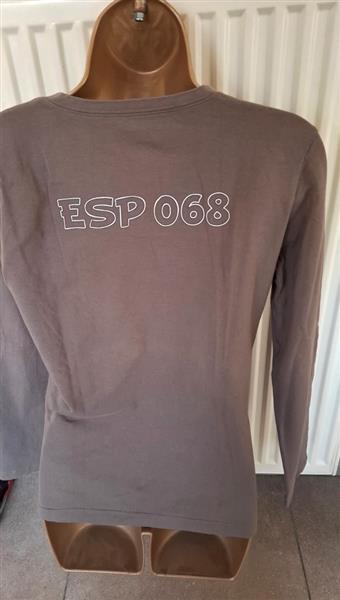 Grote foto taupe kleurige longsleeve van esprit sports 38 40 kleding dames t shirts
