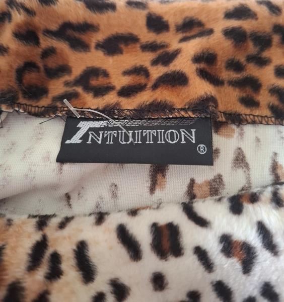 Grote foto prachtige bruine rok in luipaard print small kleding dames jurken en rokken