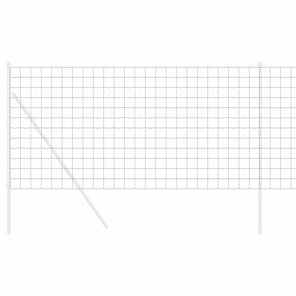 Grote foto vidaxl hexagon hek zilver 1 x 100 m gegalvaniseerd staal tuin en terras hekken en schuttingen