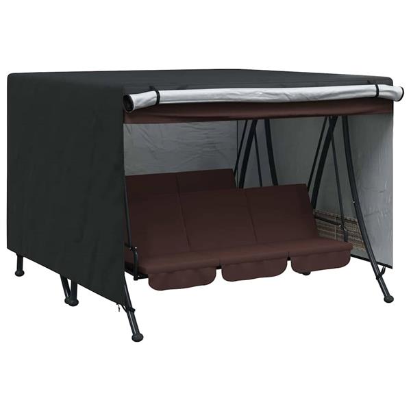 Grote foto vidaxl hoes voor buitenschommel 250 x 250 x 160 cm 600d oxford stof tuin en terras tuinmeubelen