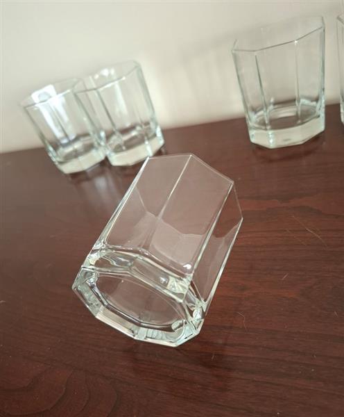 Grote foto 6 vintage whisky glazen luminarc octime clear verzamelen glas en borrelglaasjes