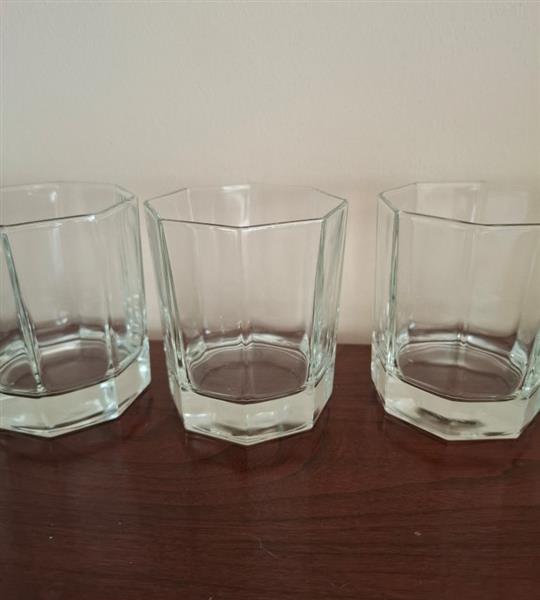 Grote foto 6 vintage whisky glazen luminarc octime clear verzamelen glas en borrelglaasjes