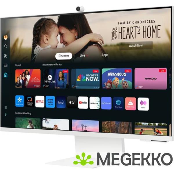 Grote foto samsung smart m8 ls32dm801uuxen 32 4k ultra hd usb c va monitor computers en software overige computers en software