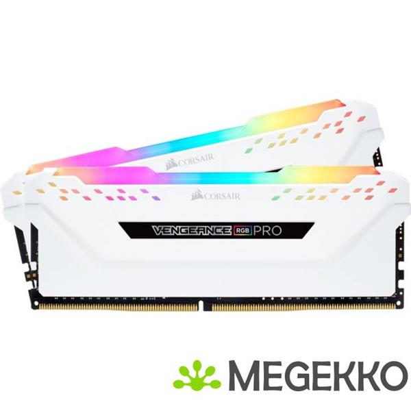 Grote foto corsair ddr4 vengeance rgb pro 2x16gb 3200 white computers en software overige computers en software