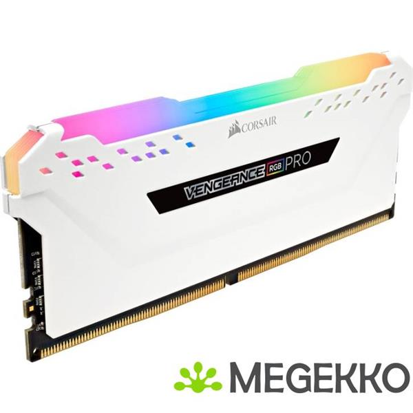 Grote foto corsair ddr4 vengeance rgb pro 2x16gb 3200 white computers en software harde schijven