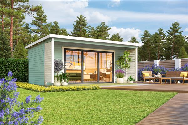 Grote foto nieuw modern tuinhuis liverpool 3 tuin en terras tuinhuisjes en blokhutten