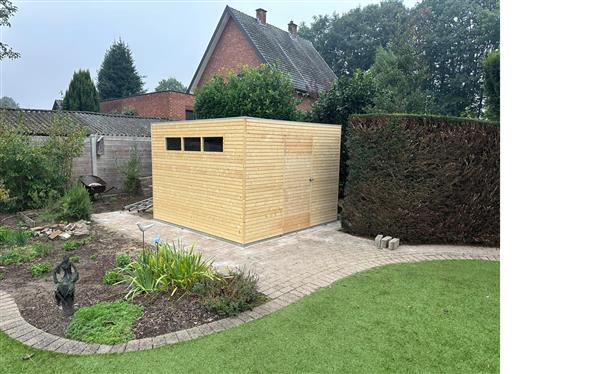 Grote foto nieuw modern tuinhuis qube 7202 promo tuin en terras tuinhuisjes en blokhutten