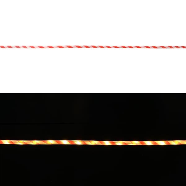 Grote foto vidaxl touwenlicht met 1200 led warmwit 50 m pvc diversen overige diversen