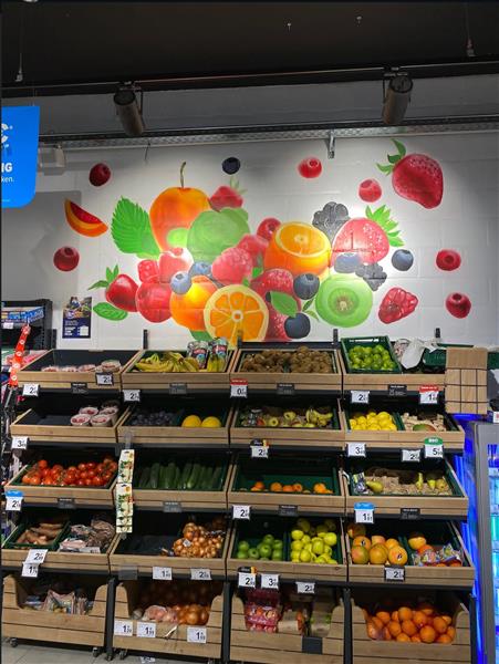 Grote foto muurschilderingen antiek en kunst abstract