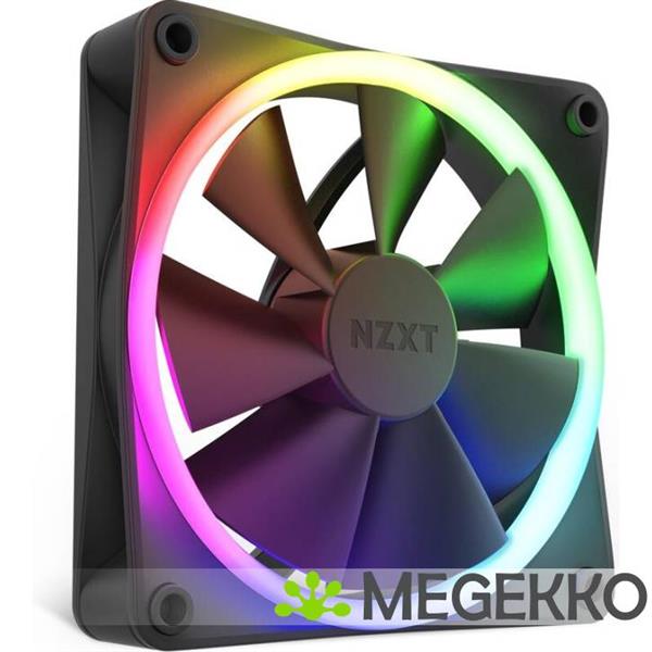 Grote foto nzxt f120 rgb 120mm rgb fans single black computers en software overige computers en software