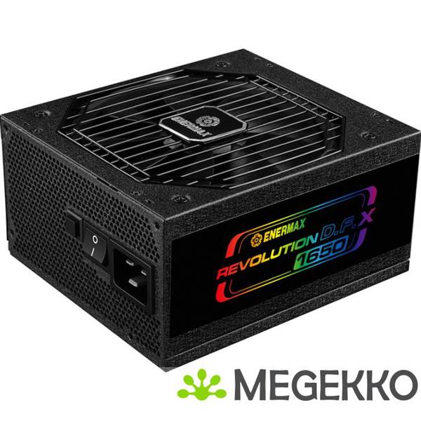 Grote foto enermax ert1650ewt power supply unit 1650 w 20 4 pin atx atx zwart computers en software overige