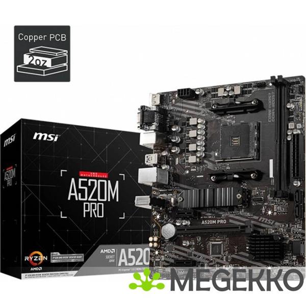 Grote foto msi a520m pro computers en software moederborden