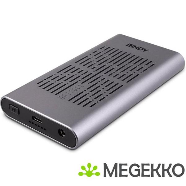 Grote foto lindy 43382 usb 3.2 behuizing voor 2x2 dual m.2 nvme met kopieer optie computers en software behuizingen en kasten
