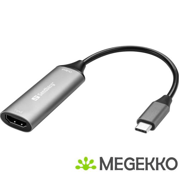 Grote foto sandberg hdmi capture link to usb c computers en software overige computers en software