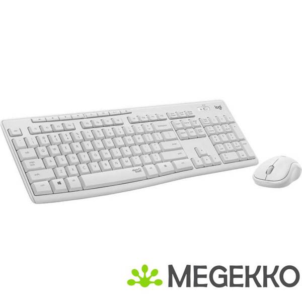 Grote foto logitech mk295 wit toetsenbord en muis computers en software overige computers en software