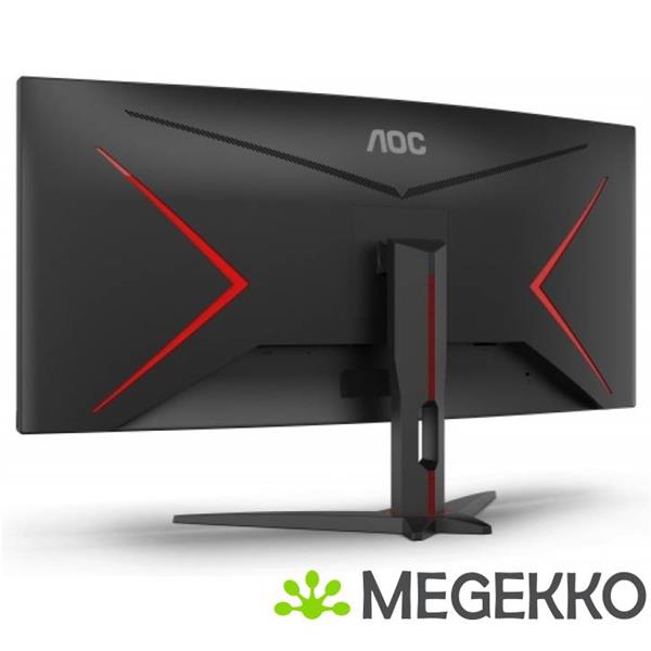 Grote foto aoc gaming cu34g2xe bk 34 wide quad hd 144hz curved va monitor computers en software overige computers en software