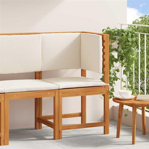 Grote foto vidaxl tuinstoel bruin 50 x 50 x 91cm massief acaciahout tuin en terras tuinmeubelen