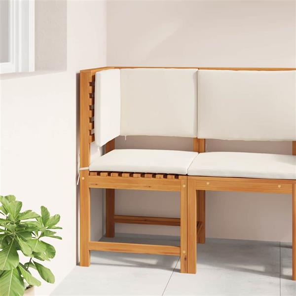 Grote foto vidaxl tuinstoel bruin 50 x 50 x 91cm massief acaciahout tuin en terras tuinmeubelen